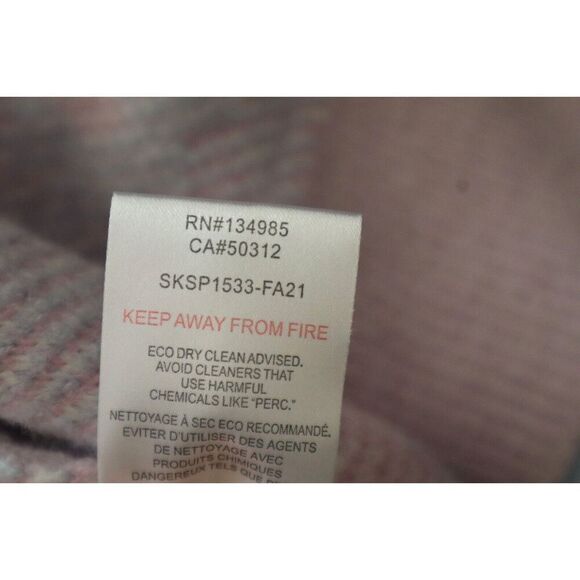 For Love & Lemons Women's Sz Large Lavender Puff Sleeve Willow Cropped Sweater - Picture 5 of 11